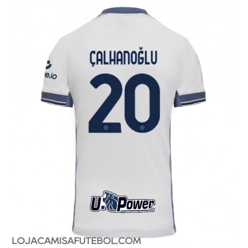 Camisa de Futebol Inter Milan Hakan Calhanoglu #20 Equipamento Secundário 2024-25 Manga Curta